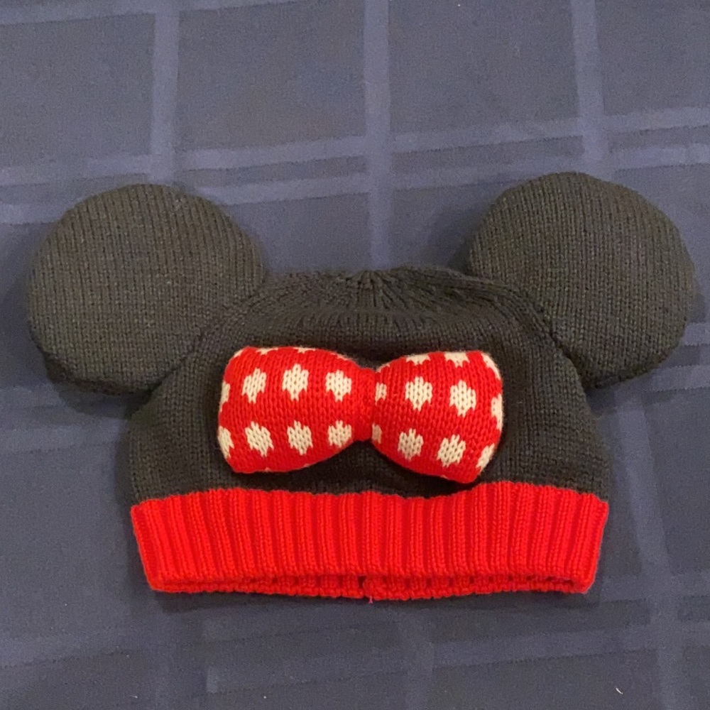 Minnie Mouse Knitted Hat toddle size s - Picture 5 of 8